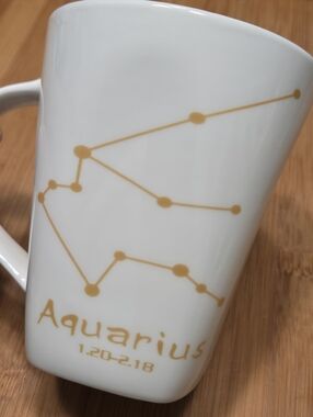 Aquarius Zodiac Mug  Aquarius 1/20 to 2/18